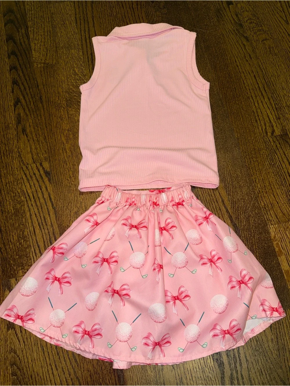 Pink Toddler Girl’s Golf Outfit 2-3T